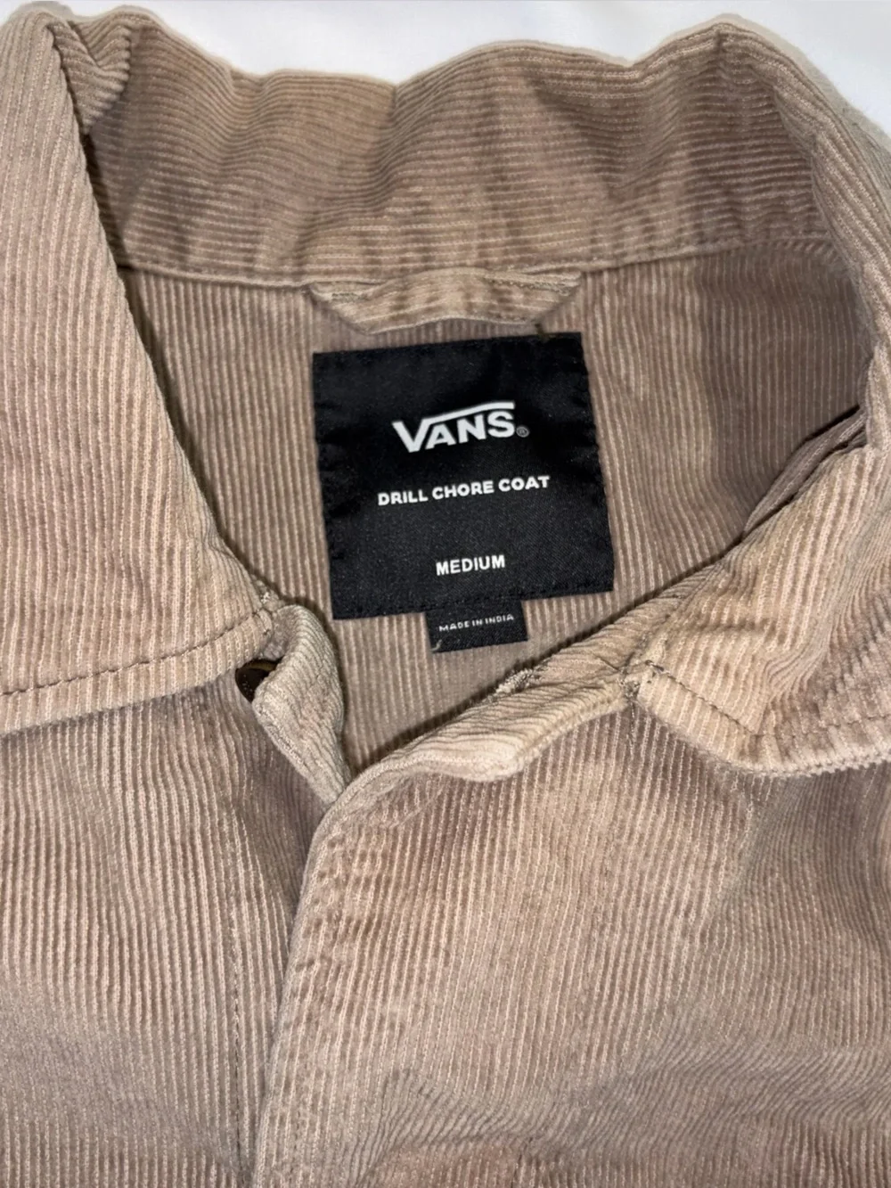 Vans Men's Tan Corduroy Shirt Jacket Lot O